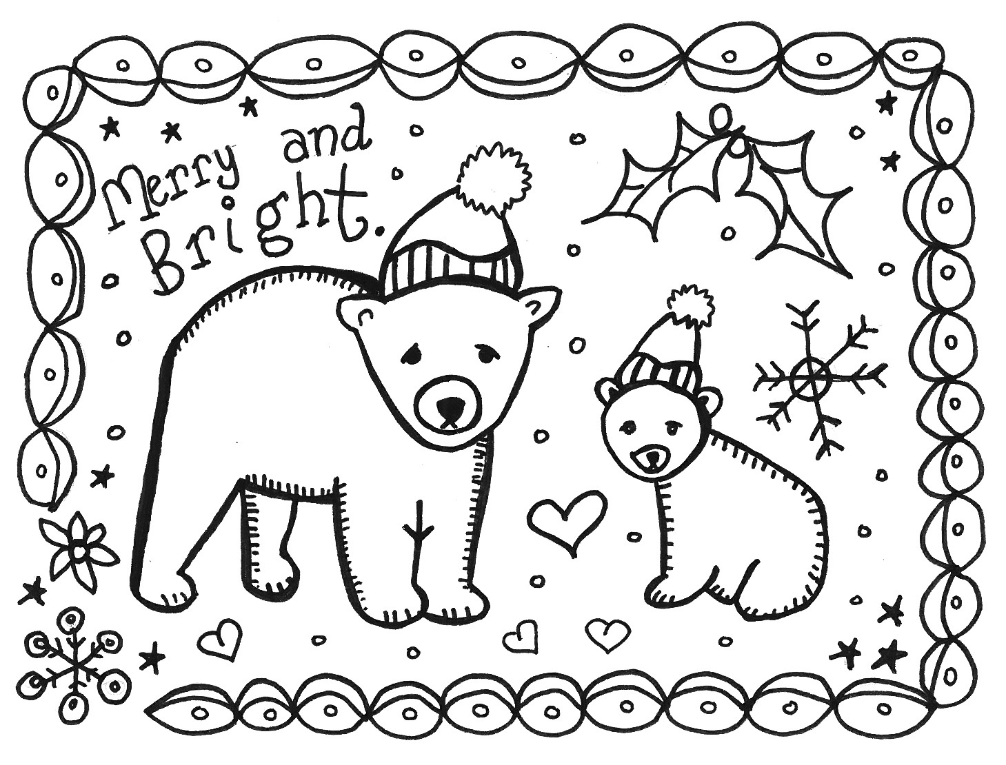 Art Is Basic-- Art Teacher Blog: Free Printable Holiday Card To Color with Printable Christmas Cards For Teachers Free