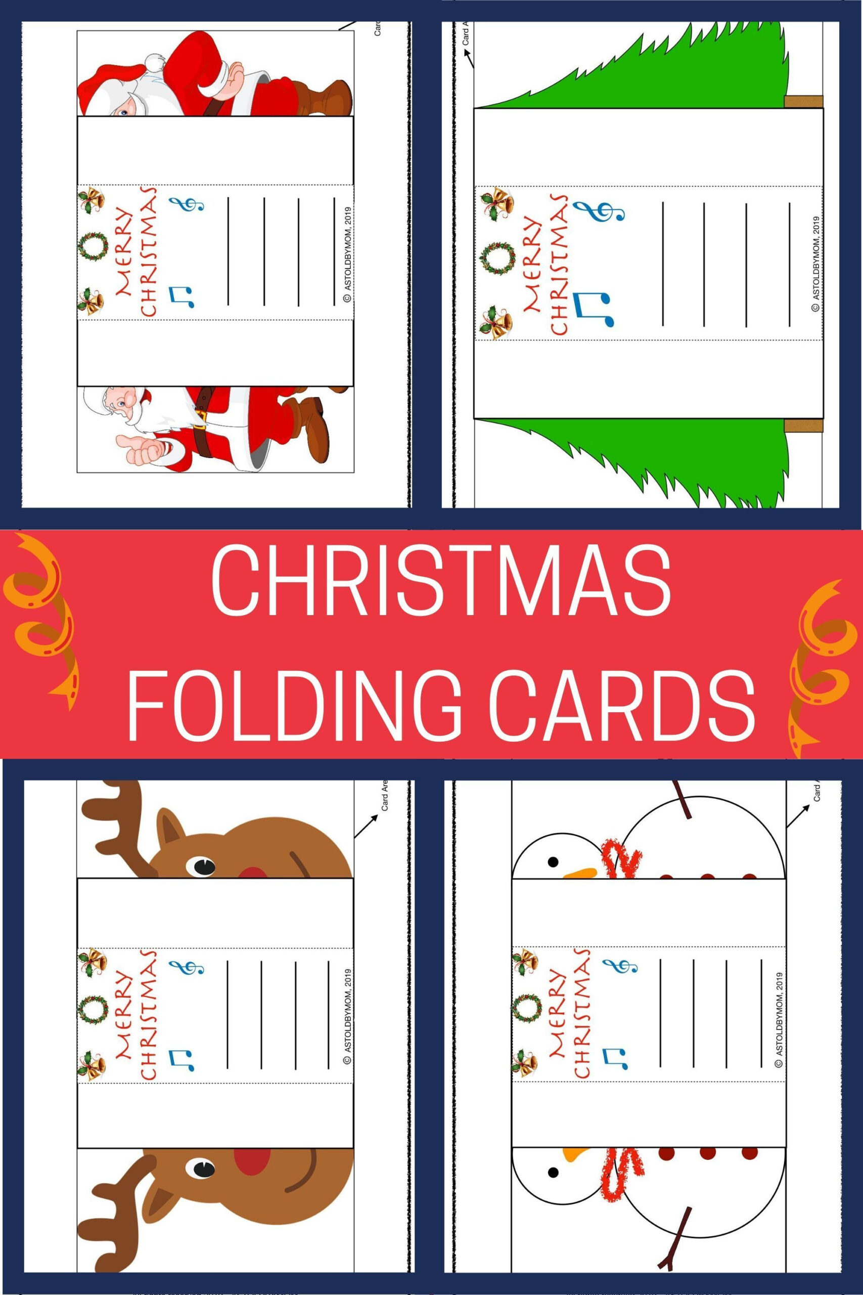 As Toldmom - Me, Myself And My Family with Foldable Printable Christmas Crafts