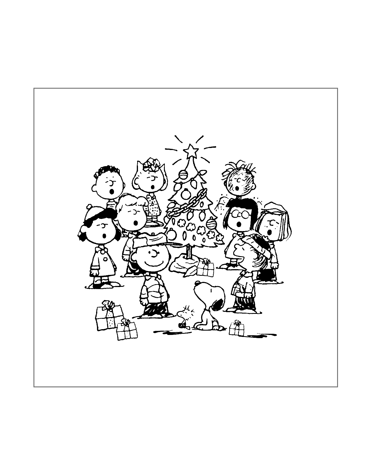 Charlie Brown Christmas Coloring Pages – Printable Coloring Pages regarding Printable Charlie Brown Christmas Characters