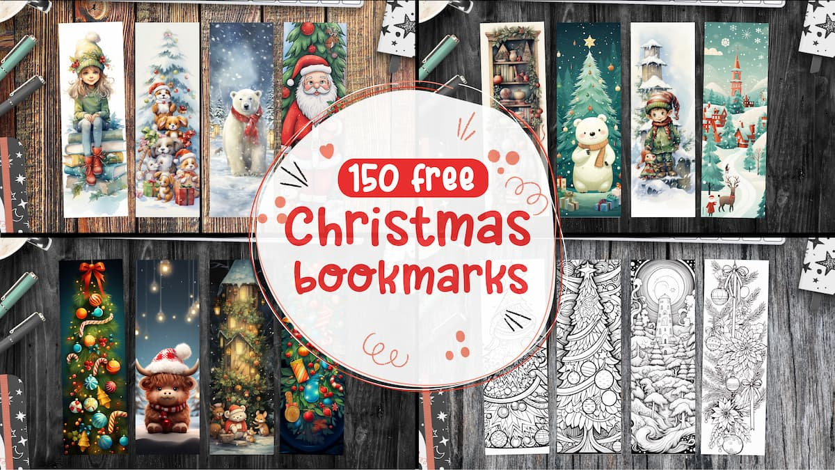 Christmas Bookmarks | 150 Free Printables - World Of Printables inside Free Printable Christmas Bookmarks