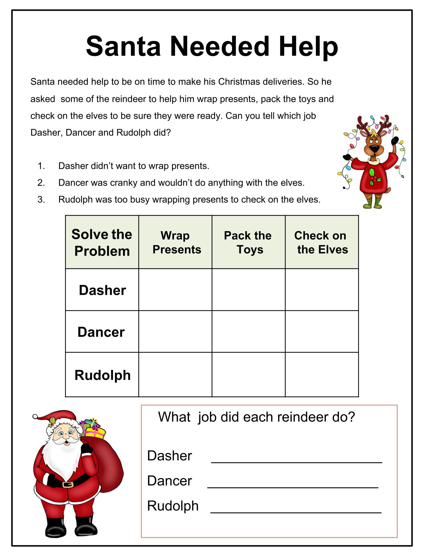 Christmas Brain Teasers Activities - 15 Free Pdf Printables within Christmas Brain Teasers Printable