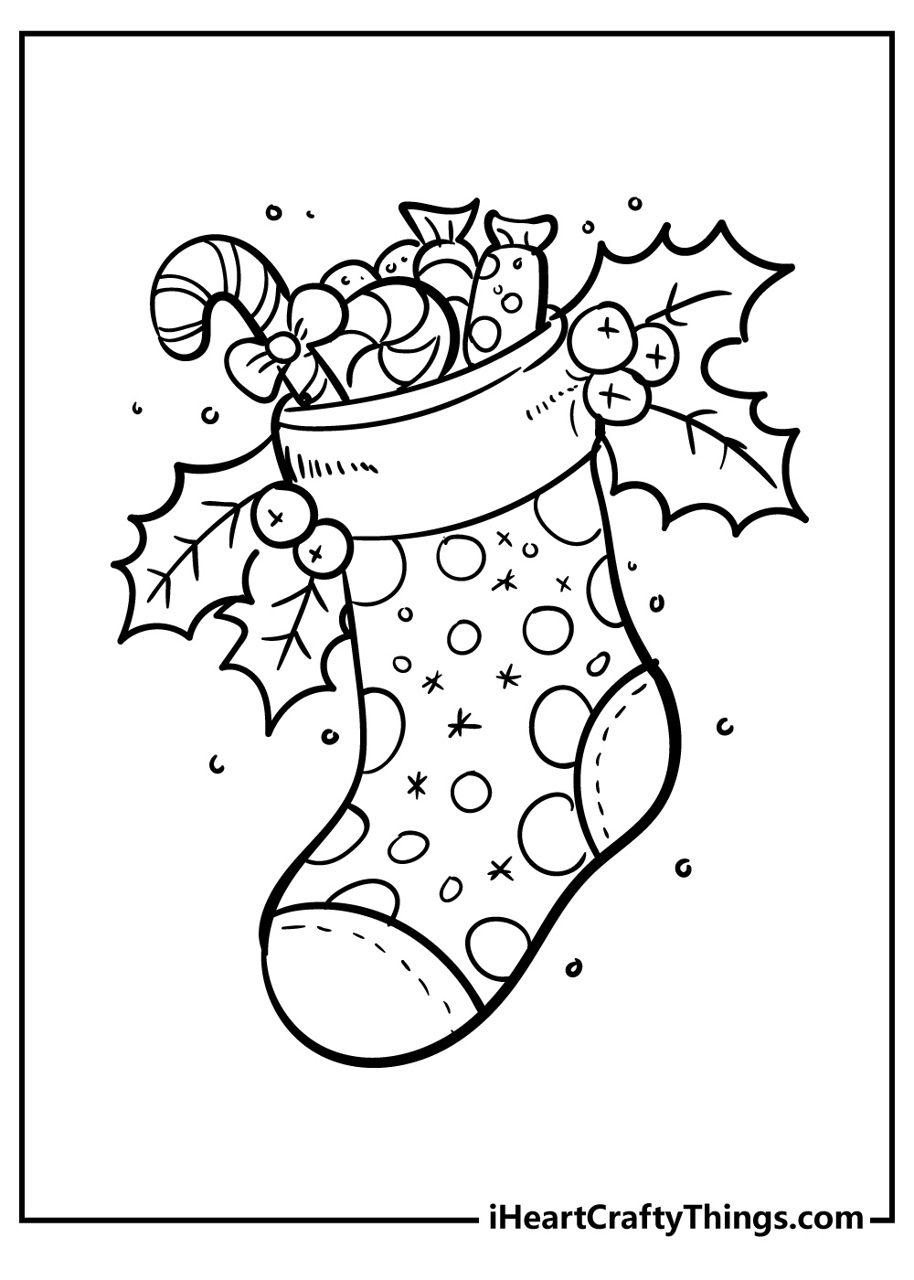 Christmas Coloring Pages: 75 Printable Free Sheets For Kids for Free Printable Christmas Pages