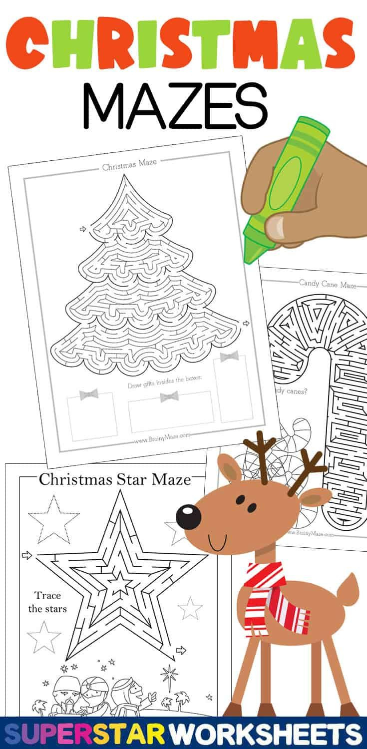 Christmas Mazes For Kids regarding Christmas Mazes Printable Free