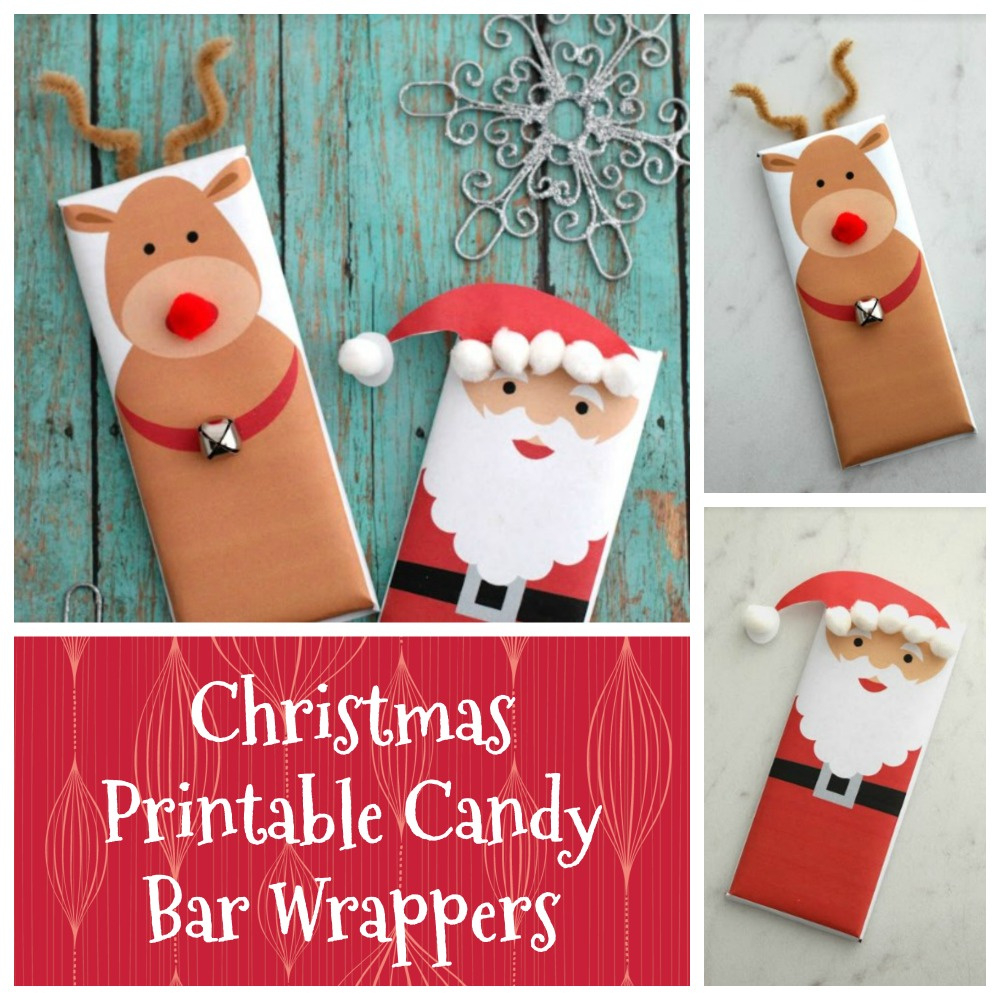 Christmas Printable Candy Bar Wrappers - All In A Days Workall In in Candy Bar Wrappers Christmas Free Printable