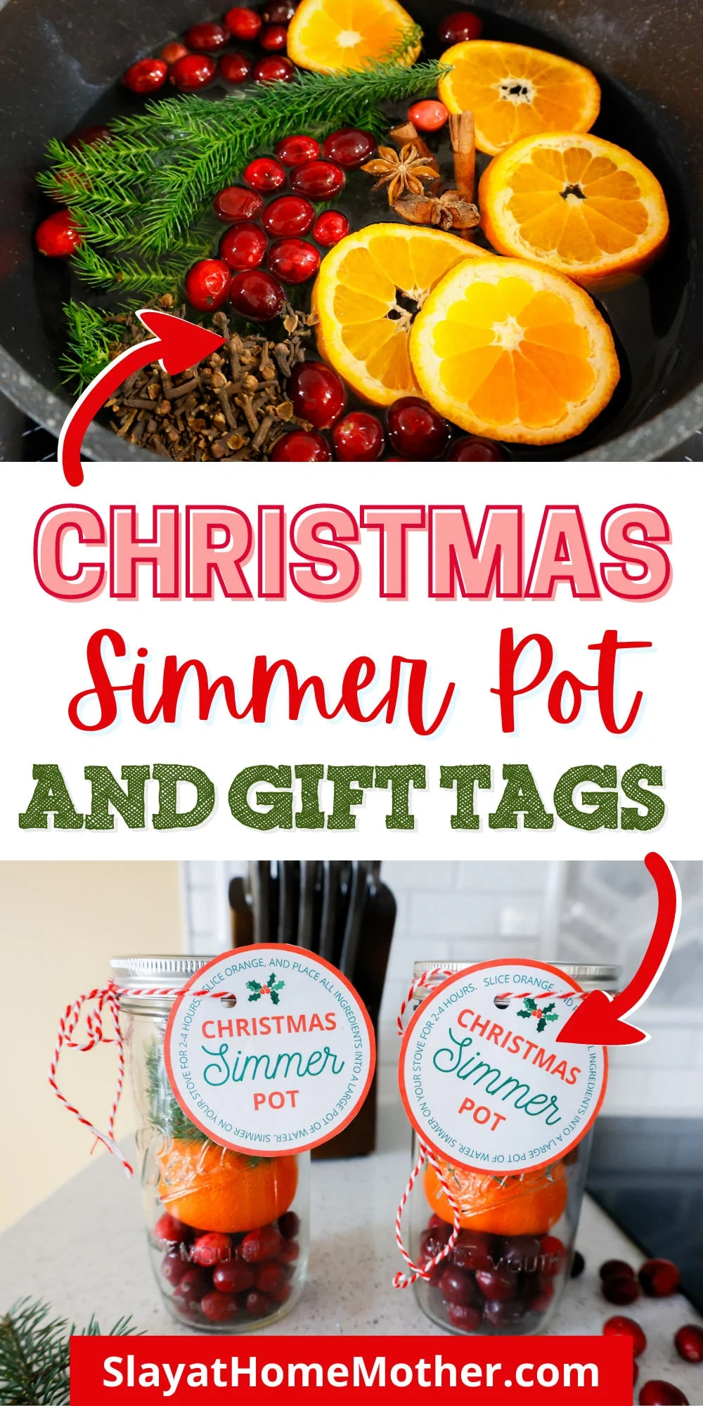 Christmas Simmer Pot Gifts &amp;amp; Printable Gift Tags - Slay At Home Mother in Christmas Simmer Pot Printable