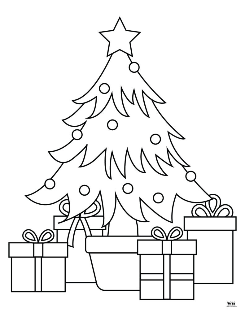 Christmas Tree Coloring Pages &amp;amp; Templates - 22 Free Printables intended for Printable Christmas Tree Pictures