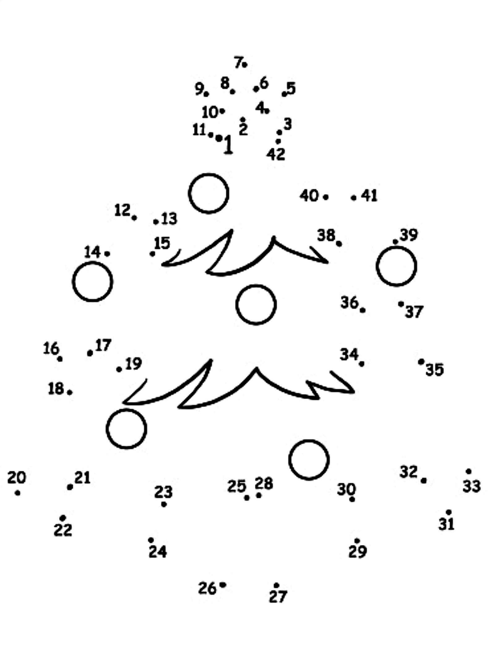 Dot To Dots Worksheets For Kindergarten | Activity Shelter regarding Connect The Dots Printable Christmas