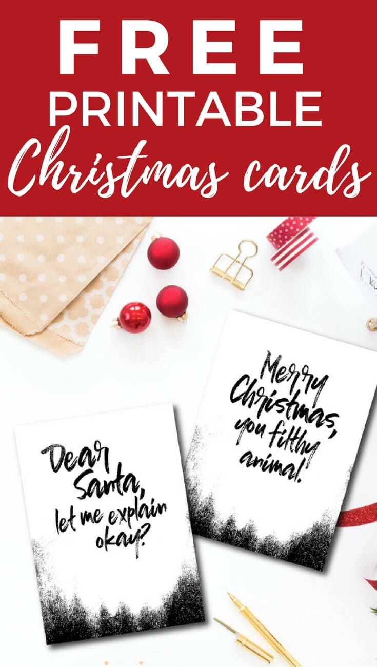 Download Collections Of Funny Printable Christmas Cards in Free Funny Printable Christmas Cards