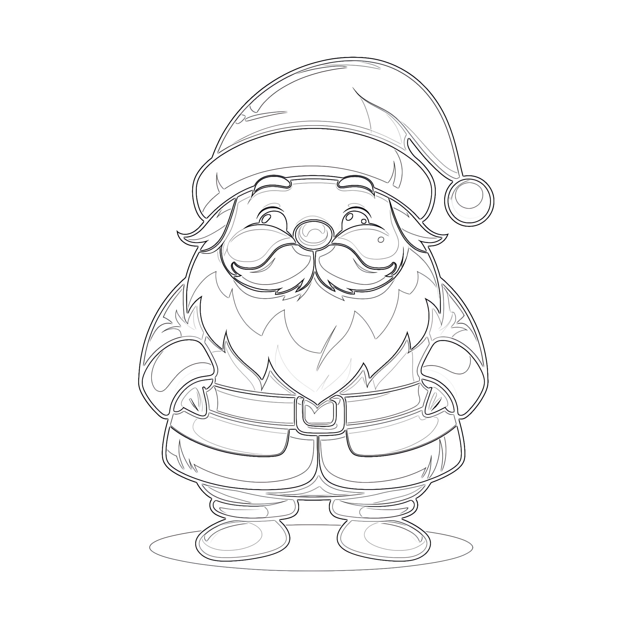 Father Christmas Printable Pictures | Coloring Pages Mimi Panda inside Father Christmas Printable Pictures