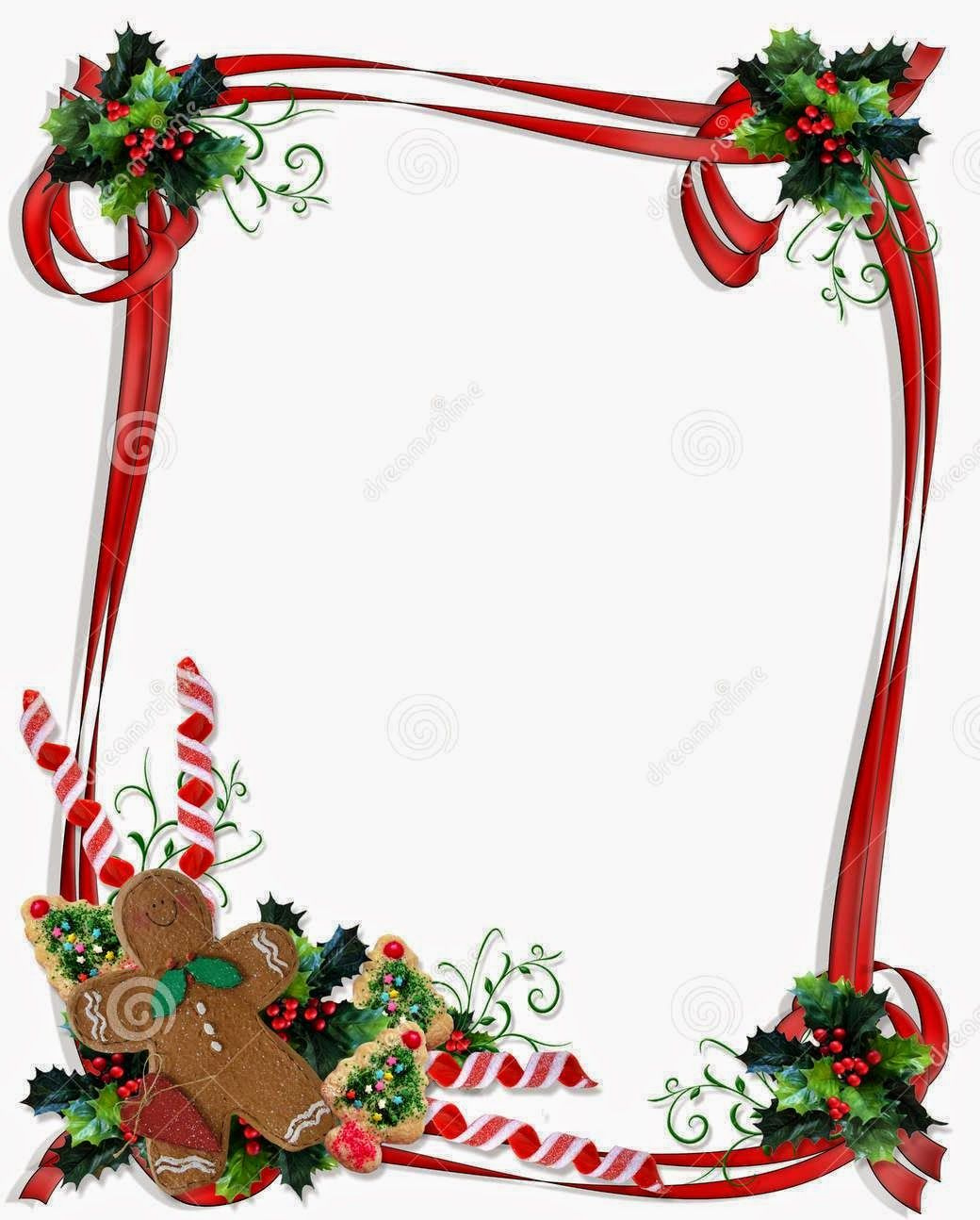 Festive Christmas Clipart Borders For Free Download intended for Printable Christmas Clipart Free