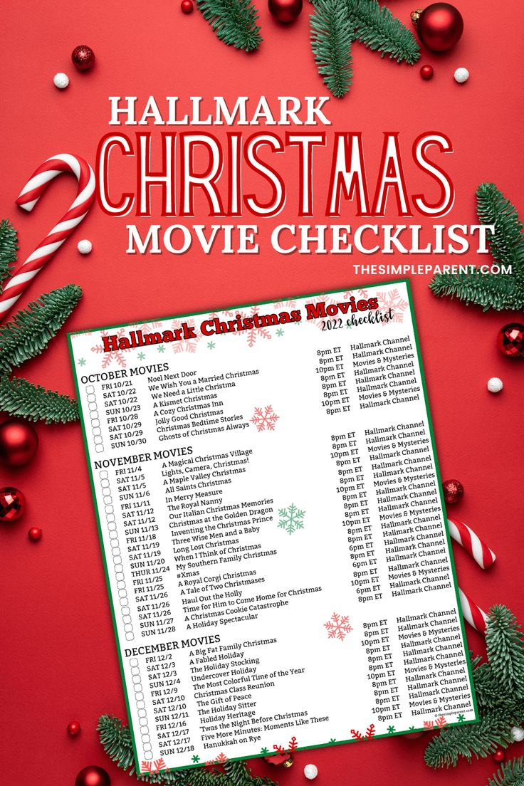 Free 2024 Printable Hallmark Christmas Movie Schedule pertaining to Hallmark Christmas Movie Schedule 2024 Printable