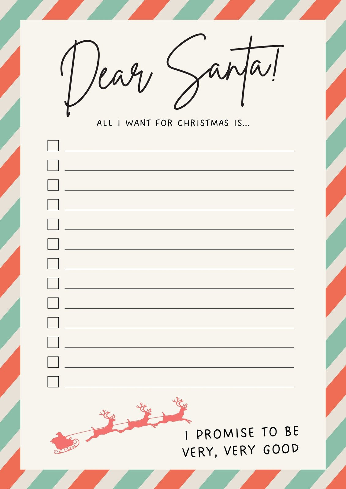 Free And Customizable Holiday Wishlist Templates for Free Printable Wish List For Christmas