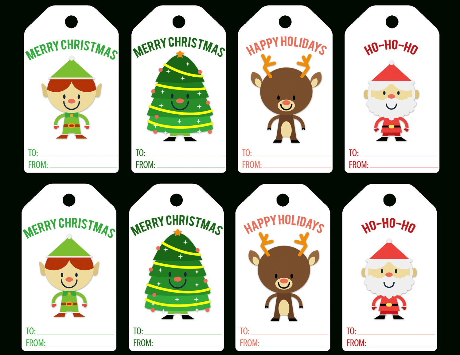 Free Christmas Gift Tag Printable • Really, Are You Serious? with Free Printable Christmas Tags