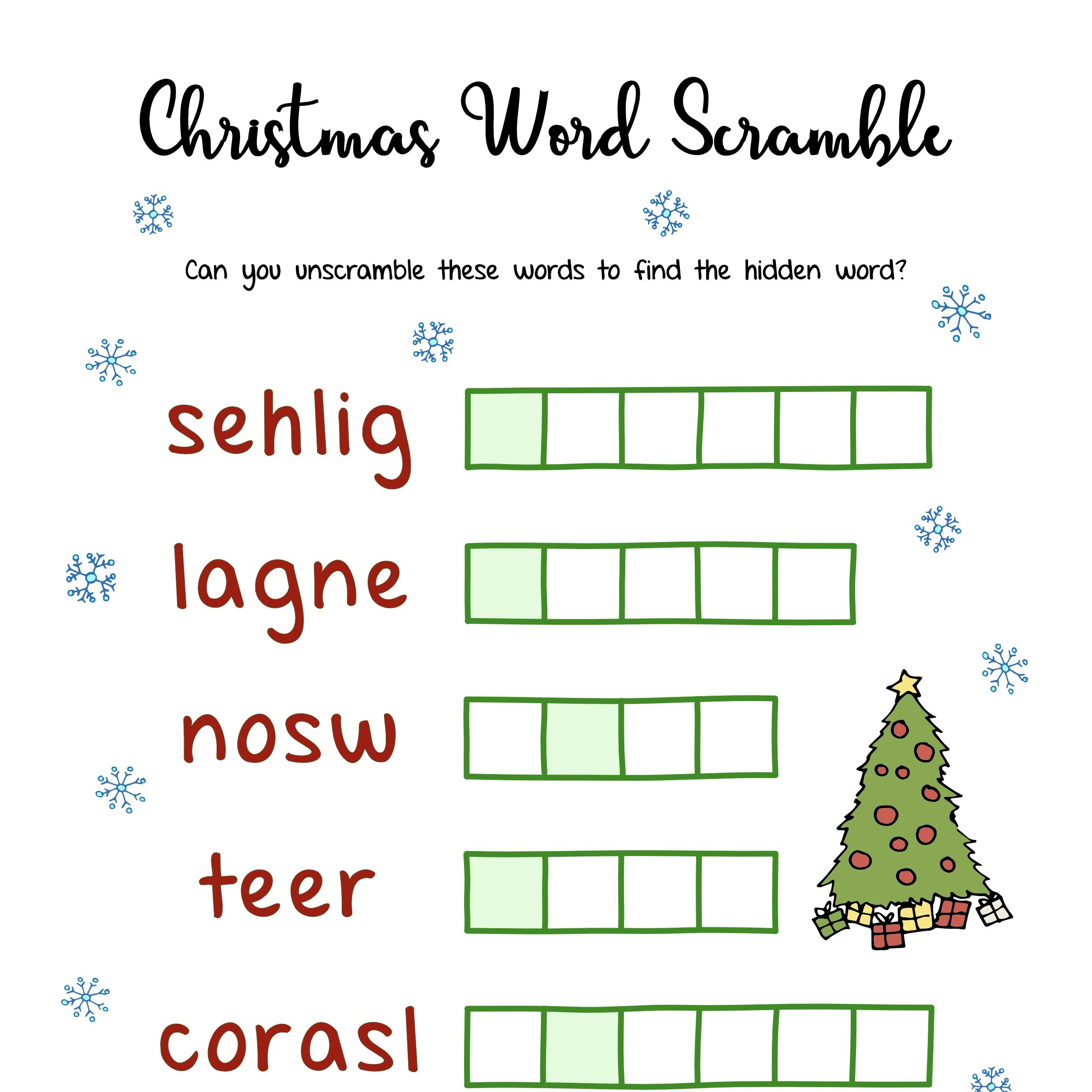 Free Christmas Printables – Puzzles | Mama Geek for Free Printable Christmas Puzzles