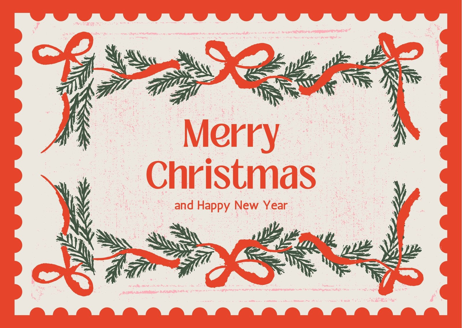 Free Custom Printable Christmas Card Templates | Canva for Christmas Card Template Free Printable