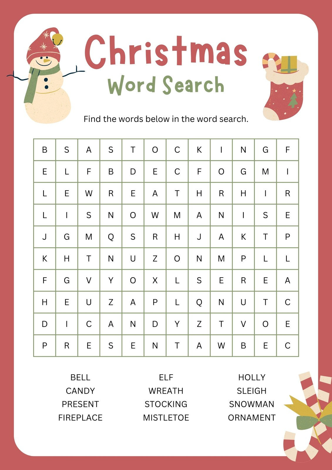 Free, Editable Christmas Worksheet Templates | Canva inside Free Christmas Printable Worksheets