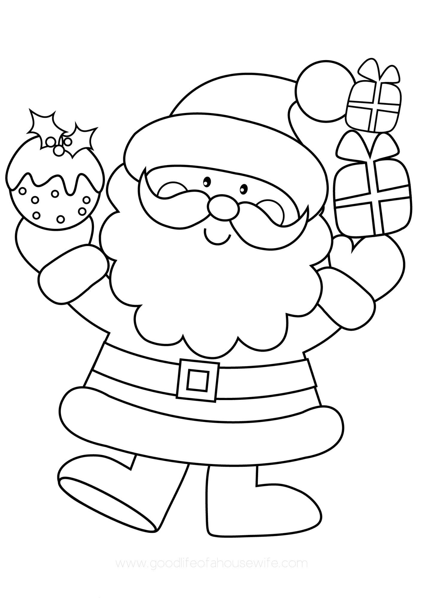 Free Printable Christmas Coloring Pages For Your Kids - Good Life for Free Christmas Printable Colouring Pages