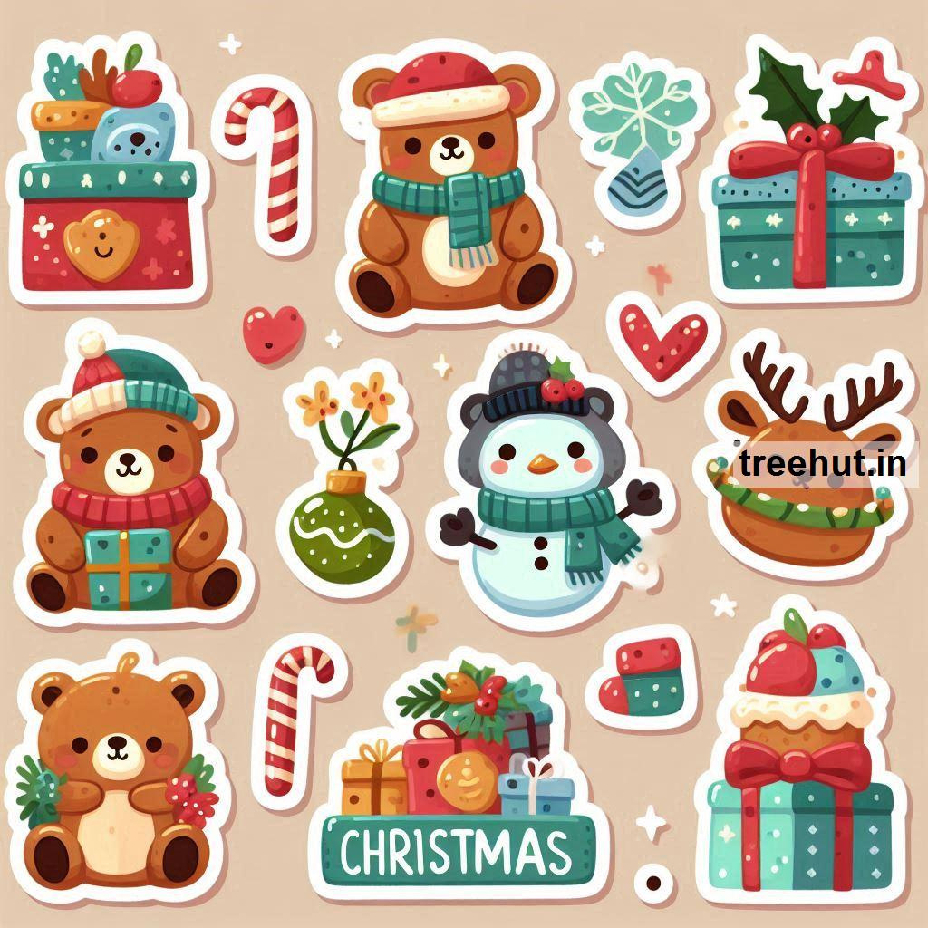 Free Printable Christmas Gift Stickers And 85 Decoration Ideas pertaining to Free Printable Christmas Stickers