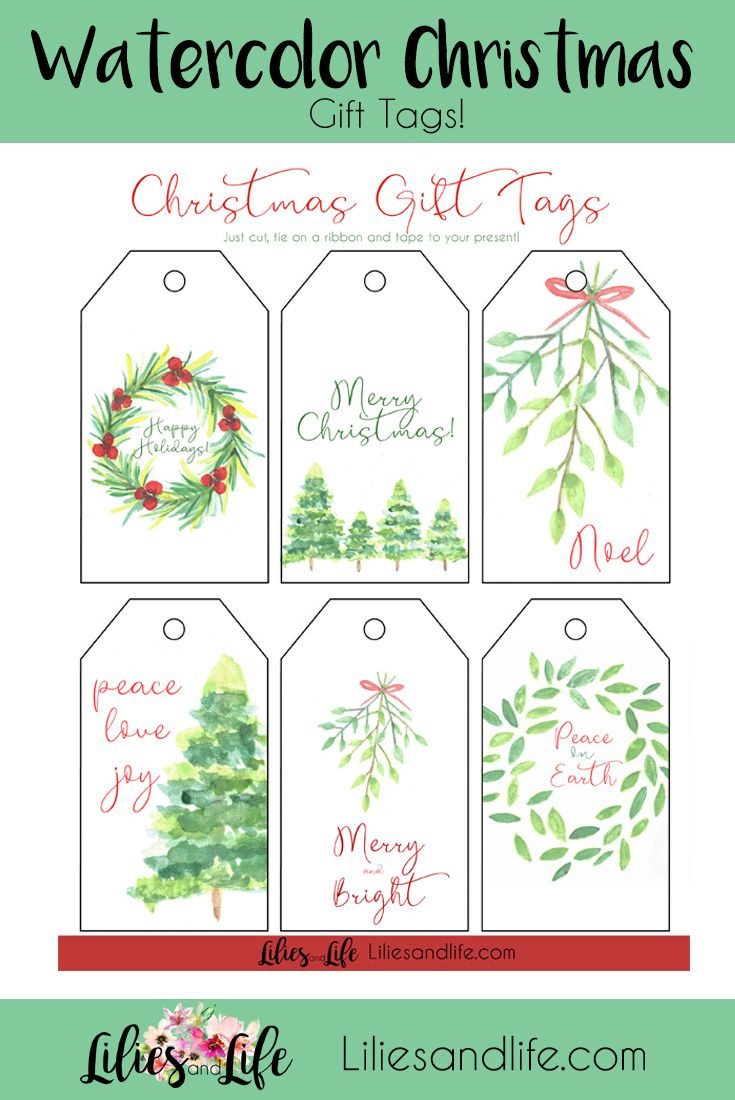 Free Printable Christmas Gift Tags for Free Printable Gift Tags Christmas