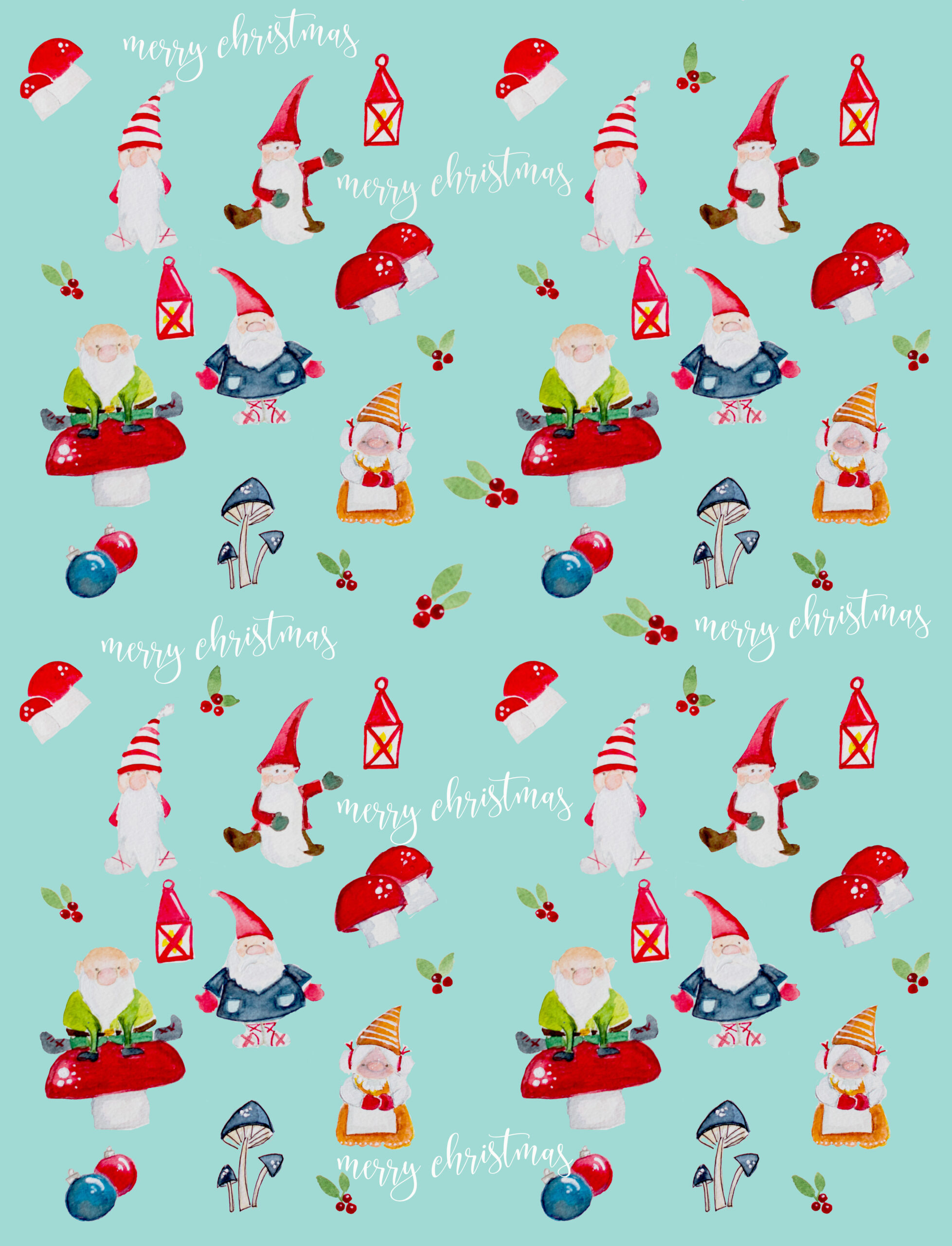 Free Printable Christmas Gift Wrap in Christmas Wrapping Paper Printable