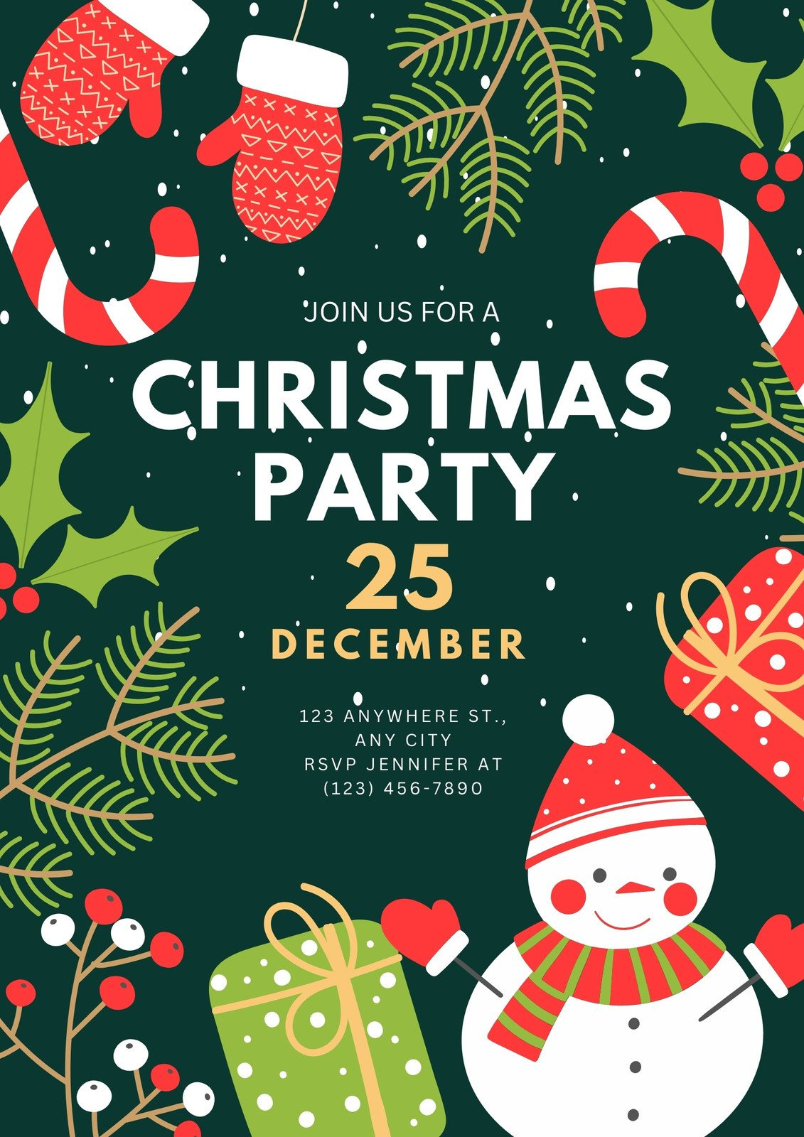 Free, Printable, Customizable Christmas Flyer Templates | Canva with regard to Free Printable Christmas Flyer Templates Word