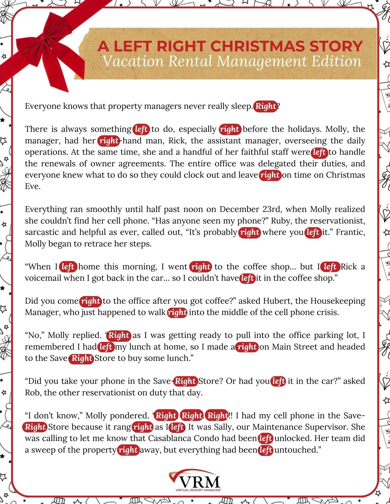 Free Printable Left Right Christmas Game, Vacation Rental intended for Free Christmas Right Left Games Printable