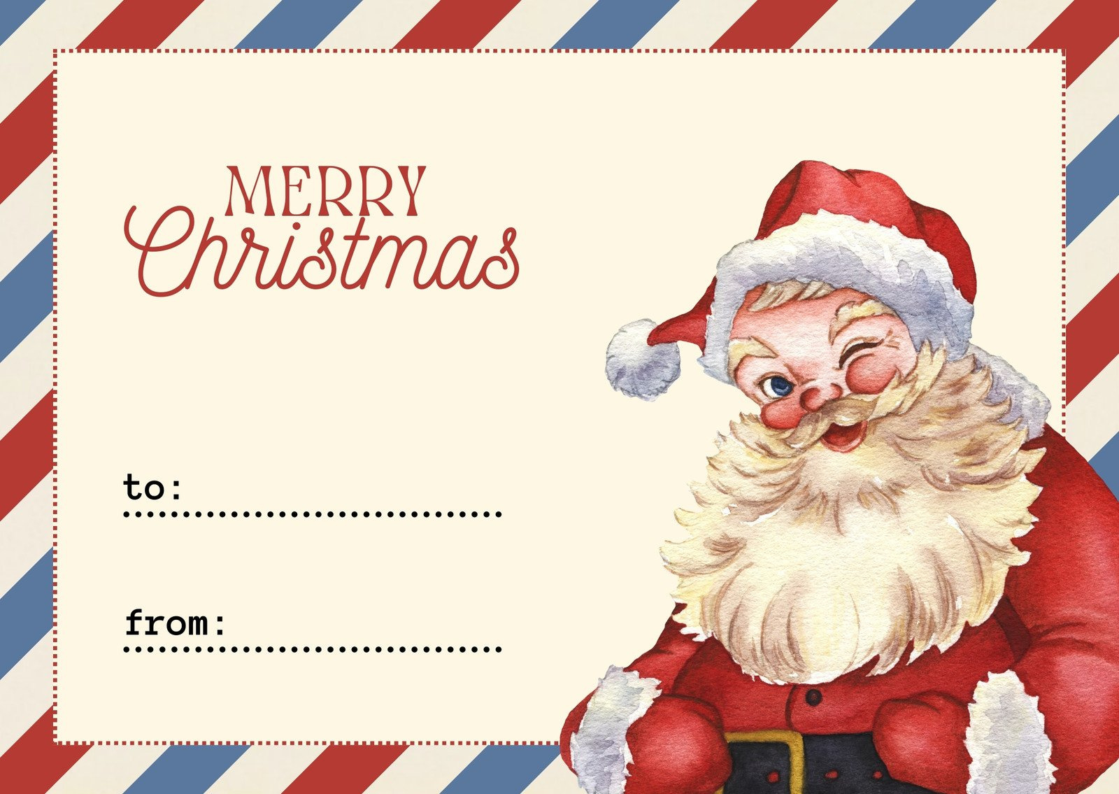 Free To Edit And Print Vintage Christmas Card Templates | Canva for Free Printable Christmas Card Template