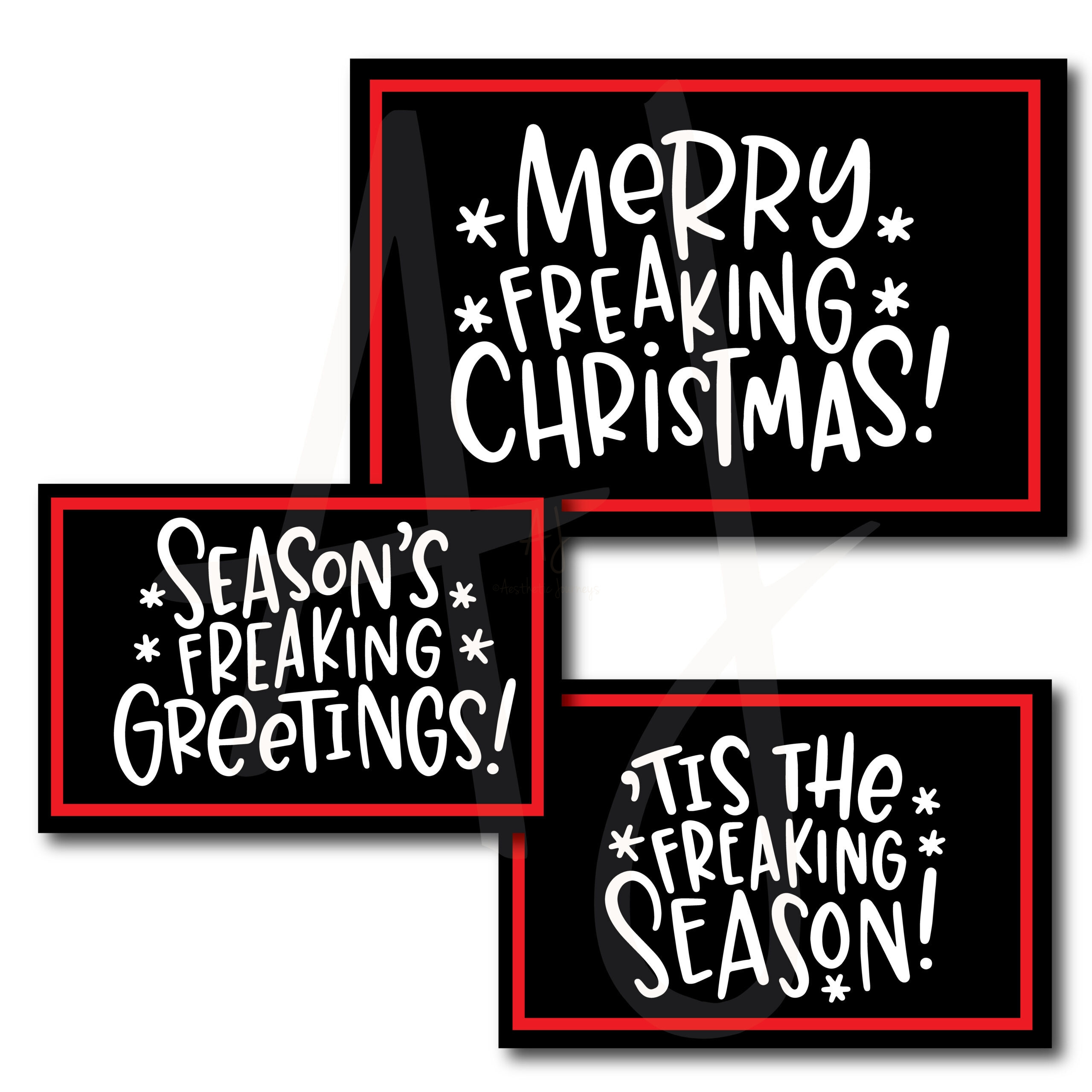 Printable Funny Christmas Cards - Aesthetic Journeys Designs throughout Printable Funny Christmas Cards