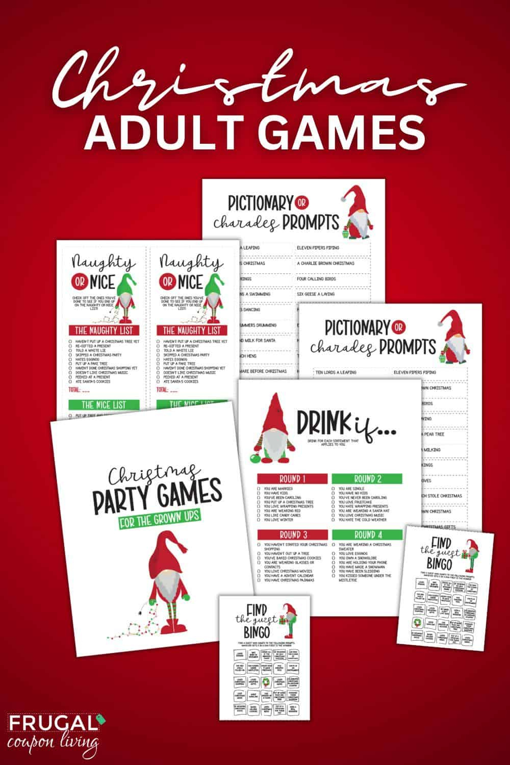 The Most Funny Printable Christmas Games For Adults inside Christmas Games Printable Adults