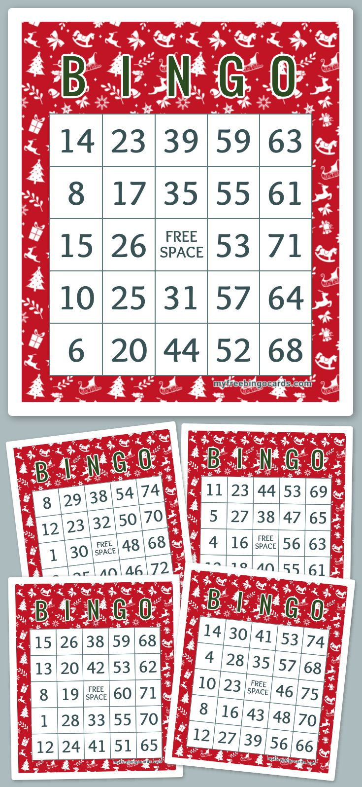 1-75 Number Bingo intended for Free Printable Bingo Cards With Numbers 1-75