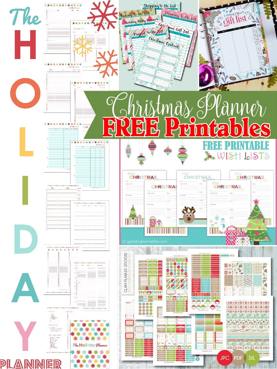 13 Christmas Planner Free Printables - The Scrap Shoppe inside Christmas Planner Free Printable