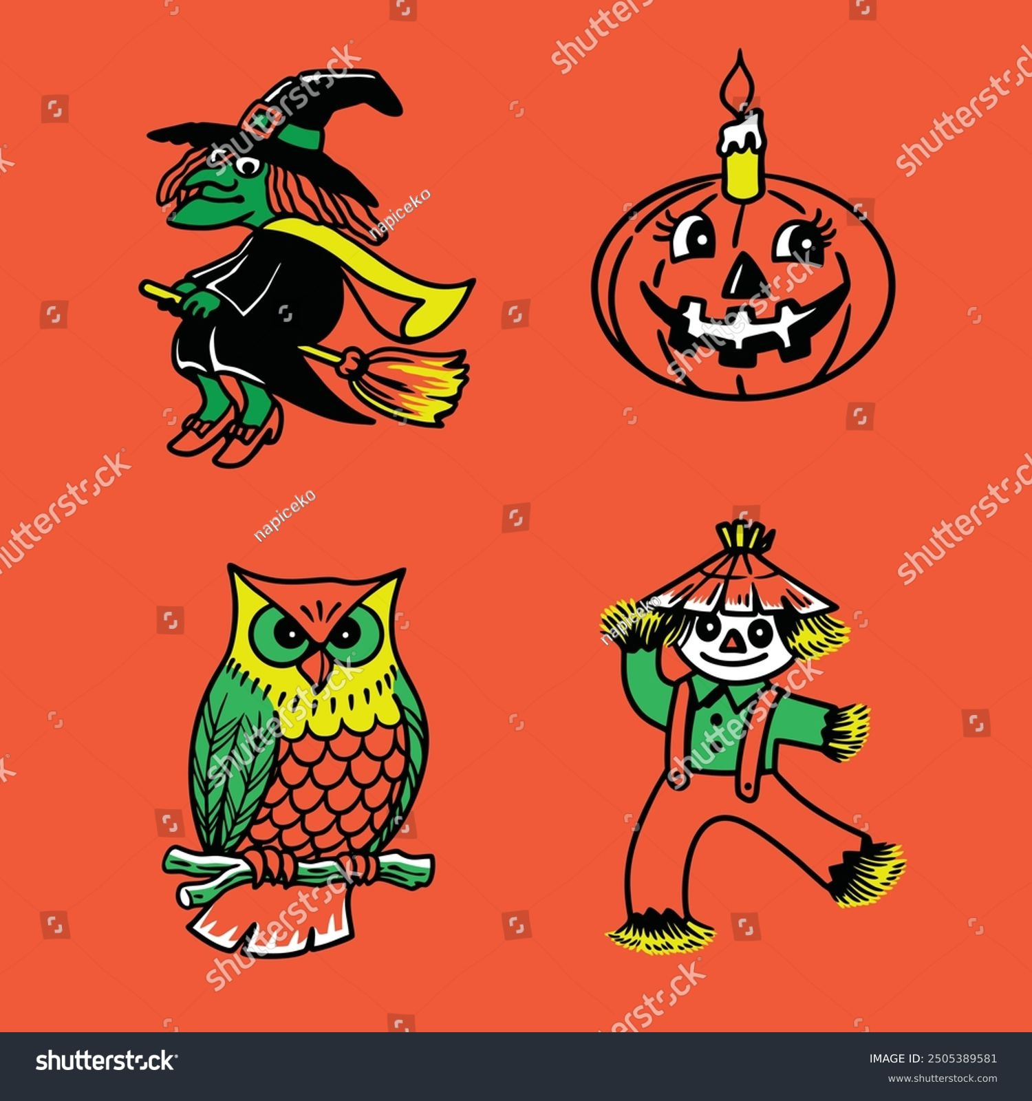 13,831 Clip Art Vintage Halloween Royalty-Free Photos And Stock with Free Printable Vintage Beistle Halloween Clip Art
