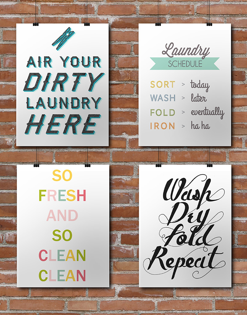 15 Laundry Room Free Printables • Little Gold Pixel throughout Free Printables For Laundry Room