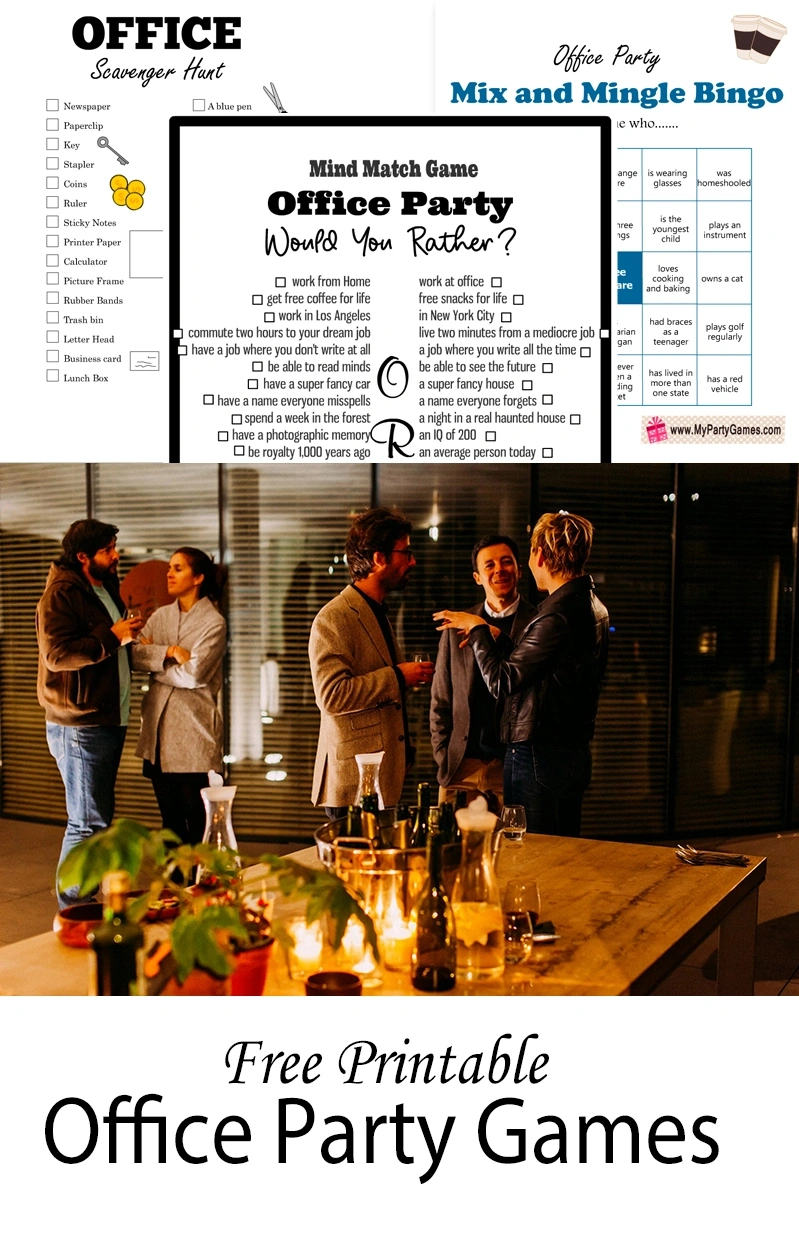 16 Free Printable Office Party Games inside Printable Office Party Games