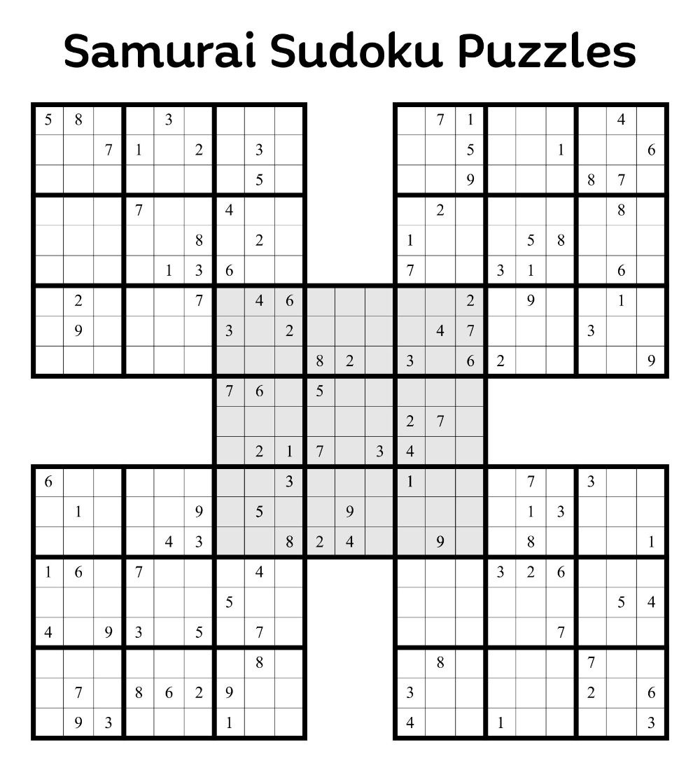 16 Sudoku - 10 Free Pdf Printables | Printablee within Free Printable Samurai Sudoku Puzzles