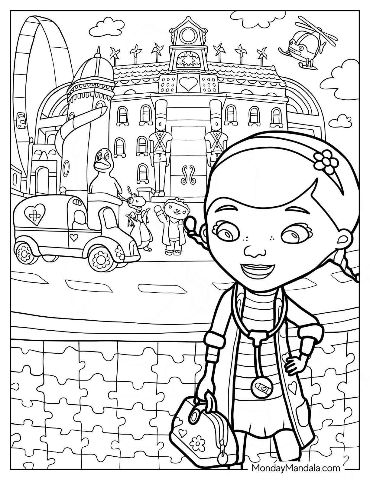 22 Doc Mcstuffins Coloring Pages (Free Pdf Printables) in Free Printable Doc Mcstuffins Coloring Pages