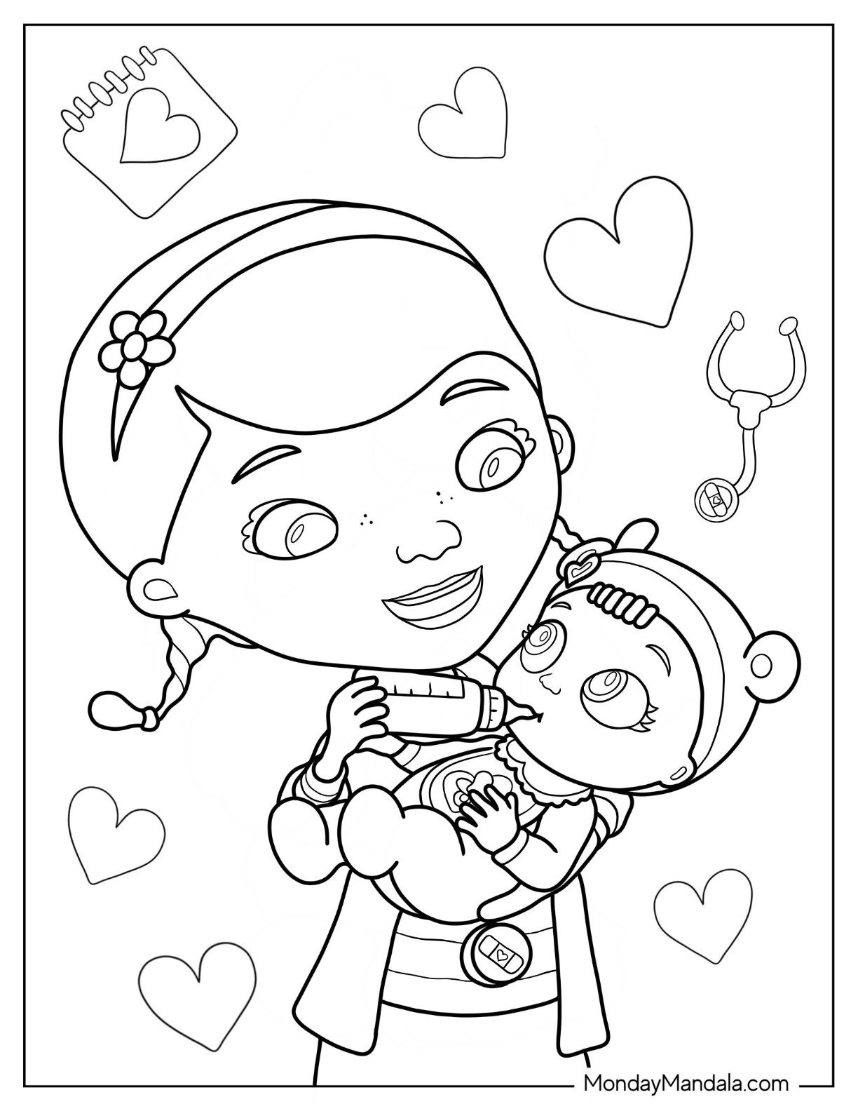 22 Doc Mcstuffins Coloring Pages (Free Pdf Printables) in Free Printable Doc Mcstuffins