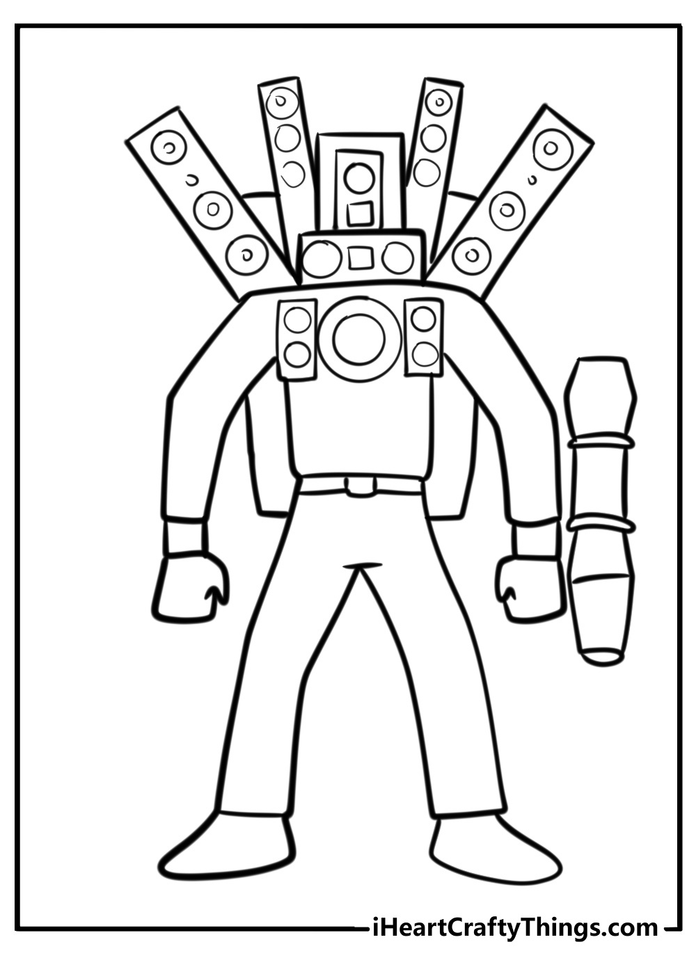 25 New Skibidi Toilet Coloring Pages (100% Free To Print) inside Skibidi Toilet Coloring Pages Printable Free