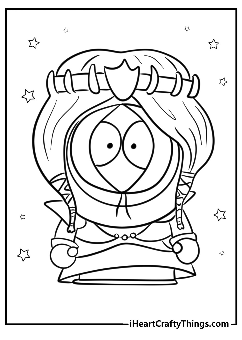 25 New South Park Coloring Pages (100% Free To Print) with regard to Kenny South Park Printable