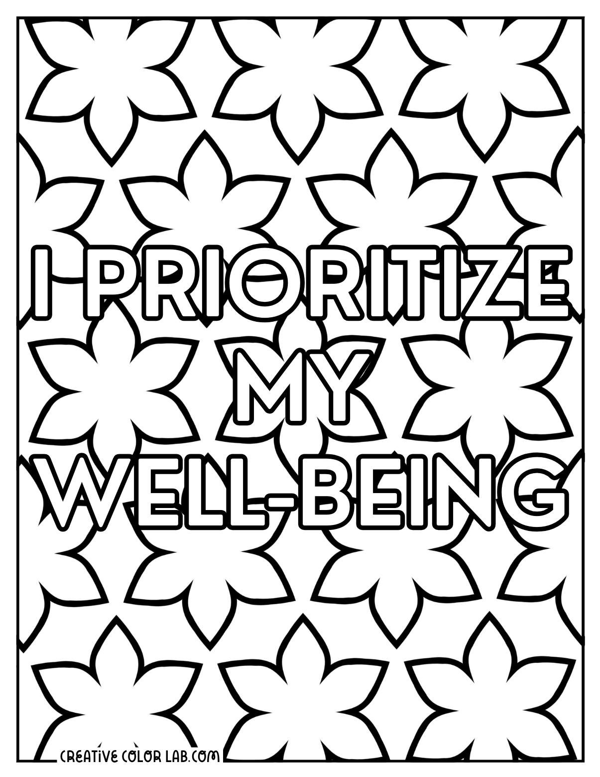 35 Positive Affirmations Coloring Pages | Free Pdf Printables regarding Free Printable Affirmation Coloring Pages