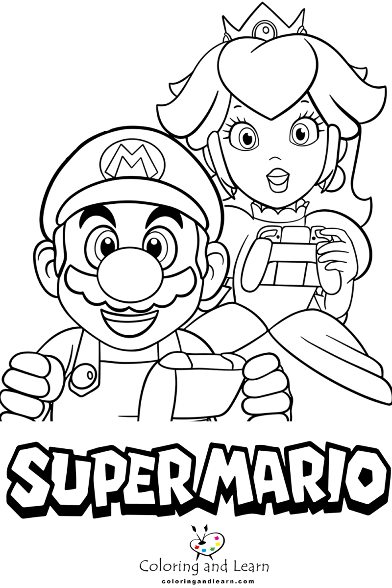 35 Princess Peach Coloring Pages For Mario Enthusiasts - Parade regarding Princess Peach Coloring Page Free Printable