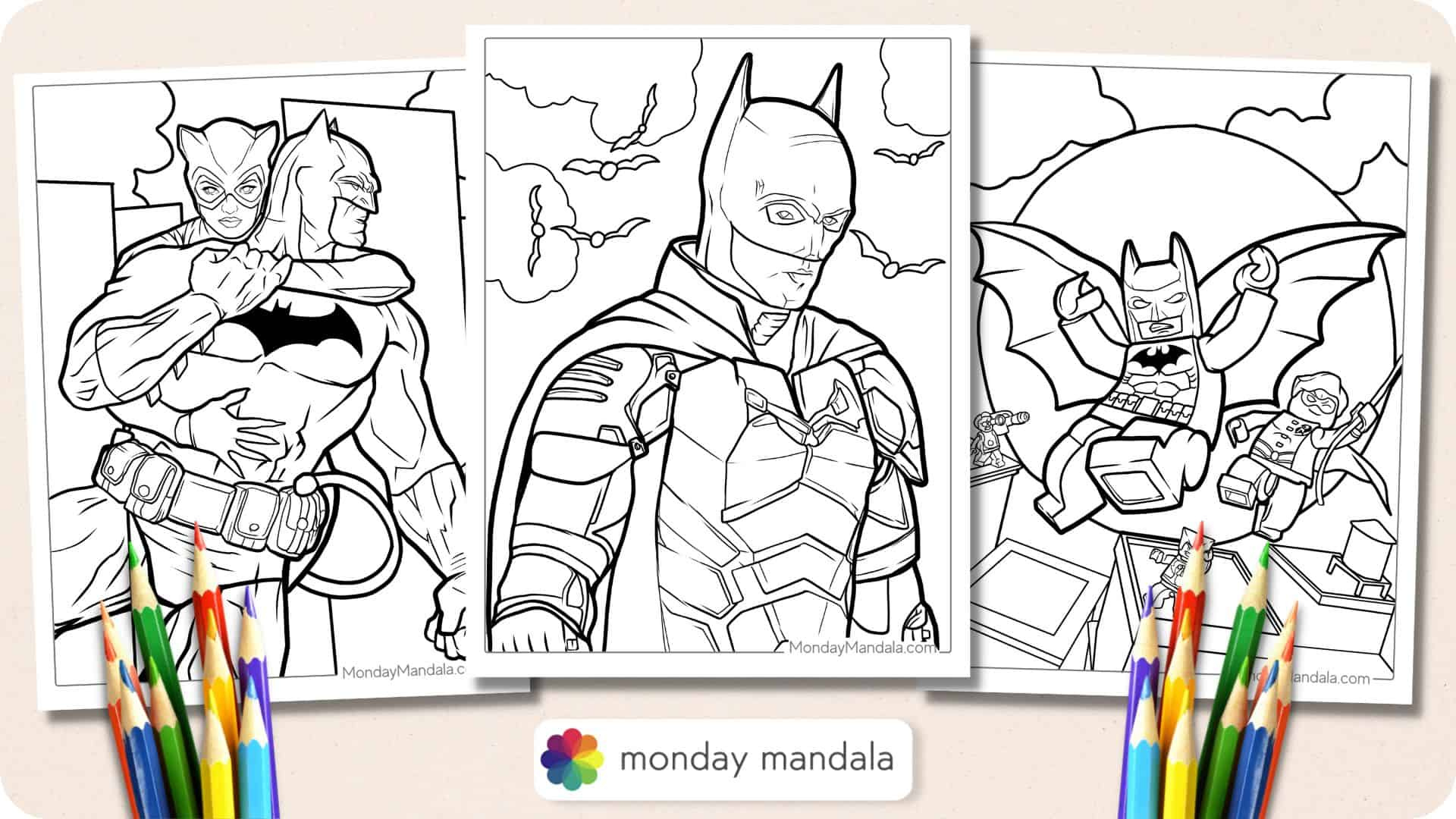 40 Batman Coloring Pages (Free Pdf Printables) inside Batman Coloring Pages Free Printable