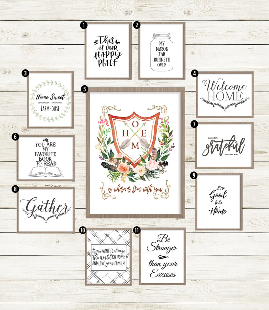 40+ Free Farmhouse Printables For That Fixer Upper Vibe • Little with regard to Free Printable Farmhouse Printables