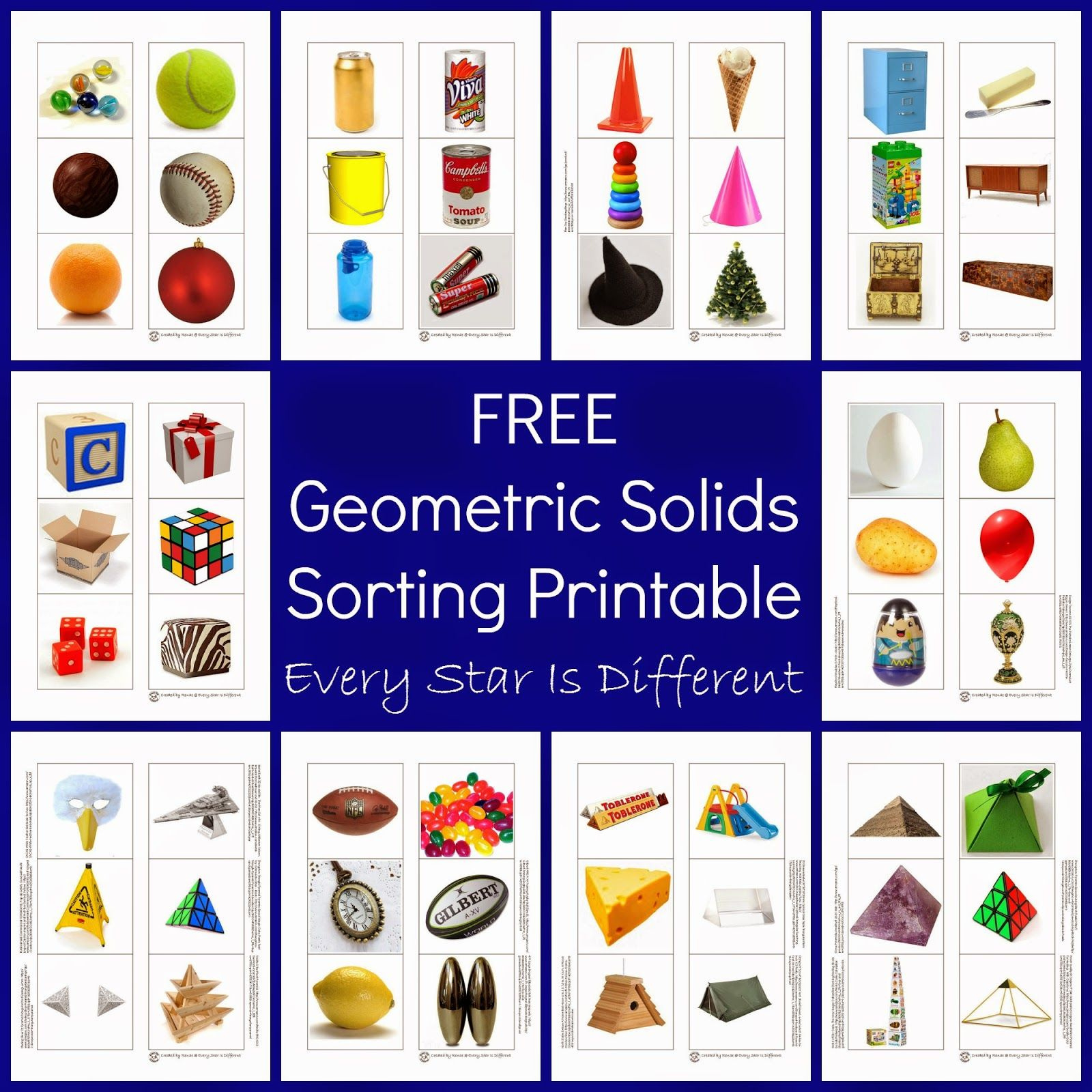 43 Montessori Geometric Solids Activities Ideas | Math Geometry within Geometric Solids Montessori Free Printables