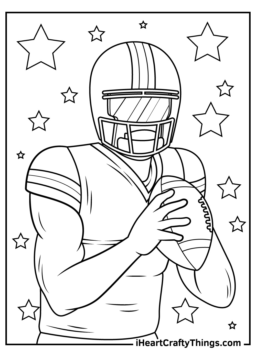 45 Free Nfl Football And Super Bowl Coloring Pages To Print in Free Printable Coloring Pages Football