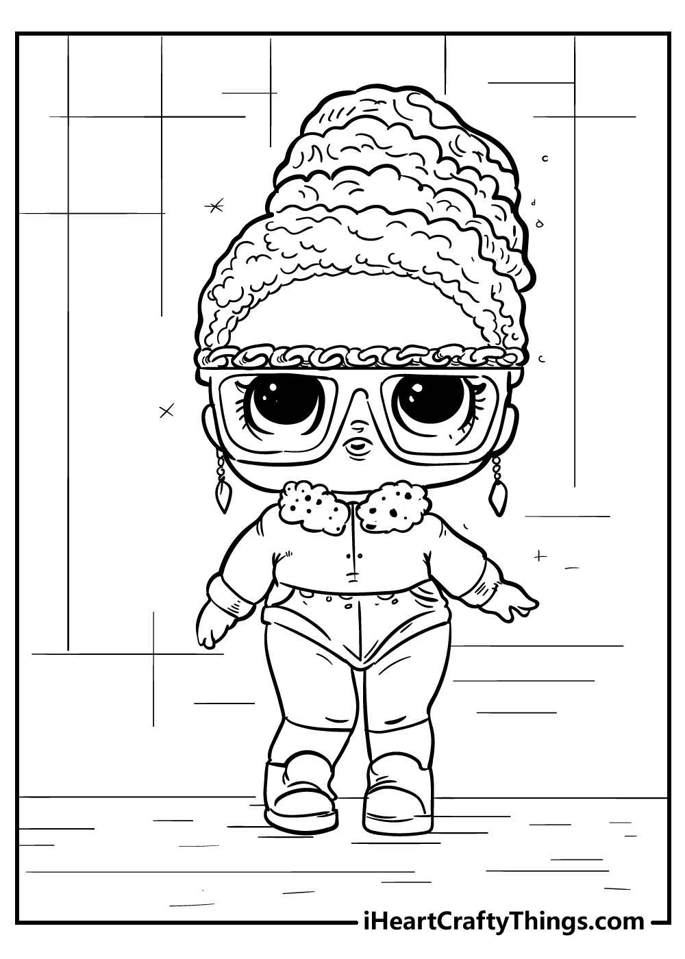 50 L.o.l. Surprise! Doll Coloring Pages (Free Printables) throughout Lol Doll Coloring Pages Free Printable