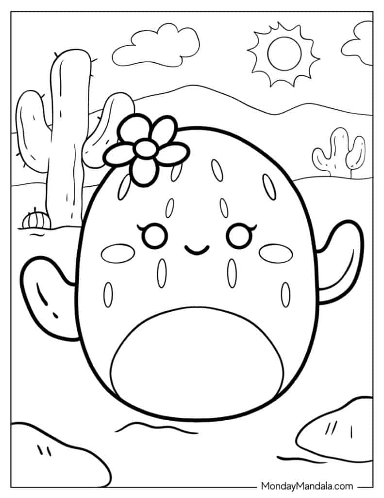 50 Squishmallow Coloring Pages (Free Pdf Printables) intended for Free Squishmallow Coloring Pages Printable