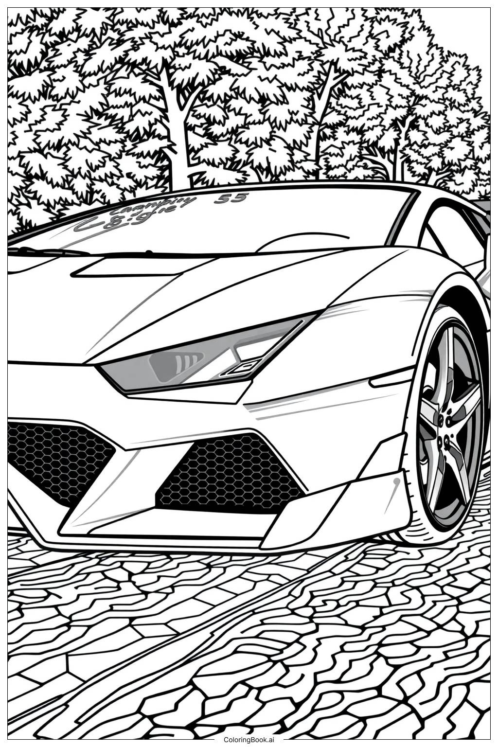 55 Lamborghini Coloring Pages (Free Pdf &amp;amp; Png Printables) for Free Printable Lamborghini Coloring Pages