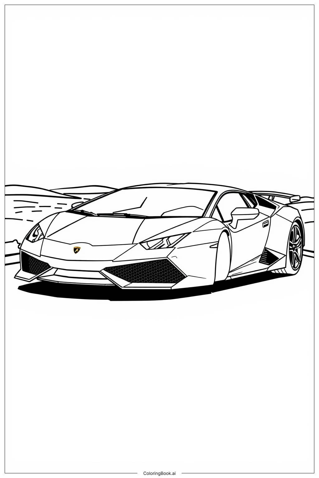 55 Lamborghini Coloring Pages (Free Pdf &amp;amp; Png Printables) within Free Printable Lamborghini Coloring Pages