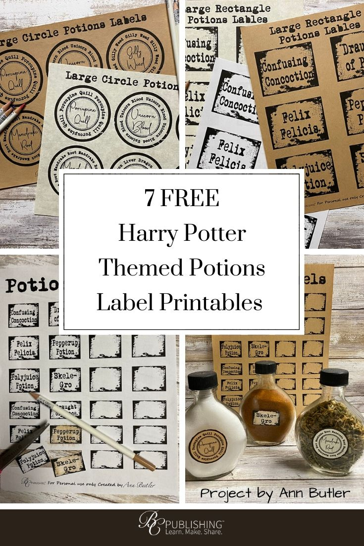 7 Harry Potter Themed Potions Label Printables - Bella Crafts within Harry Potter Labels Printable Free